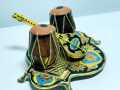 Handmade Brass Sangeet Set - Classical Music Lover's Decorative Piece | Brass Décor | Handicraft Decoration | Brass Decoration Pieces. 