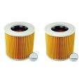 Cartridge Filter for Karcher Vacuum Cleaner WD3 Premium WD2 WD3 WD1 MV3 MV2 WD 3 P Extension Kit Against Fine Dust. 