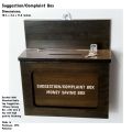 Suggestion Boxes for offices, complaint box for office in Karachi, Lahore, Islamabad, Peshawar, Quetta, Pakistan. 
