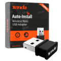 Tenda Wi-Fi Dongle N150 Mini Wireless Network USB Wi-Fi Adapter for PC Desktop Laptop Supports Windows XP/7/8/8.1/10 Driver-Free. 
