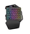 RedThunder G60 2.4Ghz Wireless RGB One-Handed Gaming Keyboard, 35-key Mini Design, Ergonomic Non-slip Comfortable Hand Rest, Rechargeable 2000mAh Battery, Suitable For PC, PS4, PS5, Xbox One.. 