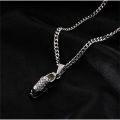 New Arrival Stainless Steel Shoe Pendant Necklace With Cuban Gold Chain Fashion Hip Hop Jewelry. 