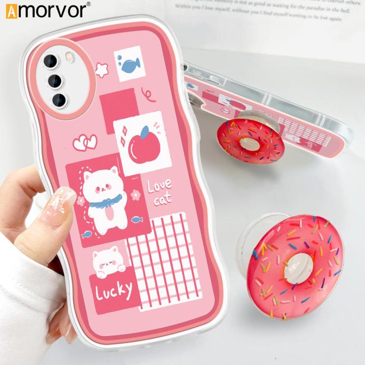 AMORVOR for Xiaomi Poco M3 Back Cover (With Free Holder) Cute
