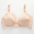 Front Open Nursing Bra for Mothers, Soft Cotton Spandex, Adjustable Straps. 