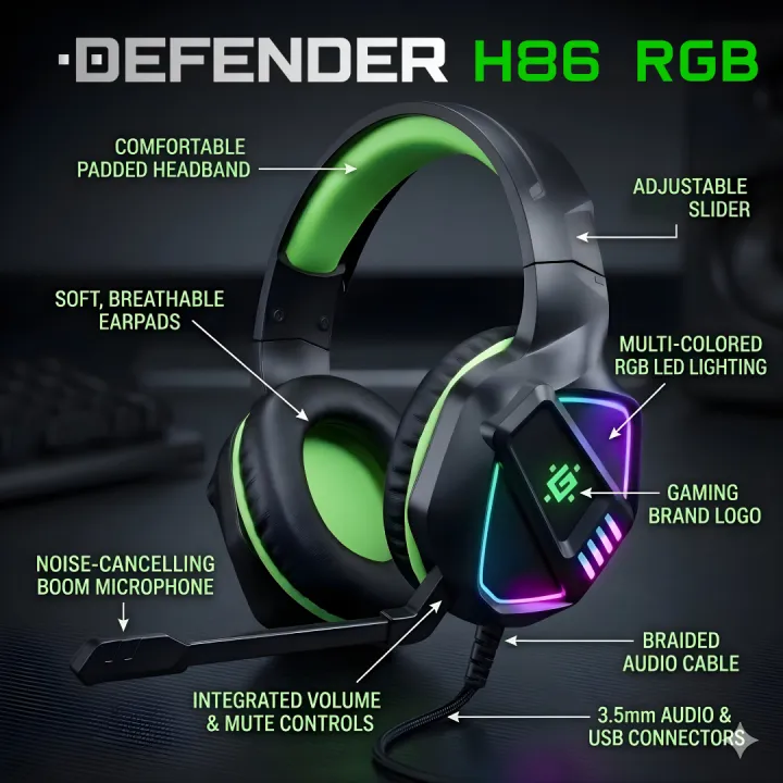 RAZOR%20-%20RGB%20Gaming%20Headphones%203.5mm%20With%20USB%20Earphone%20Surround%20Stereo%20Headphone%20for%20PC,%20PS4,%20Xbox%20One,%20Ergonomic%20Design%20Over%20Ear%20with%20Mic%20Professional%20Headset%20For%20Gaming%20-%20One%20Click%20Pick%20-%20Image%207