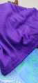 Purple Plain Plazo Women's Clothing Straight Leggings Ankle Length Wide Waistband Comfortable Fit. 