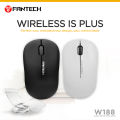 FANTECH W188 Wireless Office Mouse 1200 DPI 10M Range USB Reliable With Responsive Cursor For Pc Laptop. 