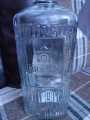 Billiard Bottle Eastern Design of ﻿ YAZD  Glass Milk, Water , Juice Bottle Beautiful Design  Made in  Iran  Ziba. 