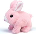 Electric Plush Rabbit / Walking Rabbit Stuffed Bunny Interactive Soft Bunny Toy Mumble Walking & Sound Baby Educational Simulation Kid - Electric Walking Rabbit Toy - 4 Different Colors - Music & Sound - Best Gift For Toys Kids & Babies. 