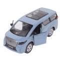 Toyota Alphard V6 Diecast Scale Model 1:43 Openable Doors Die-cast Vehicle Series High Simulation Pull Back Die Cast Toy Car With Music & Lights Alloy Models Metal Body Rubber Tires & Plastic Parts Cars Best Toys Gift For Children Kids Diecasts Collectors. 