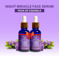 PACK OF 2-MZ SKIN PRODUCTS ADVANCED NIGHT MIRACLE FACE SERUM -30ML |SERUM| SERUMS  AVAILABLE AT MZ SKIN PRODUCTS. 