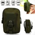 RHS Online Men's Outdoor Camping Bag Hiking Pouch Military Army Waist Pack With Belt Loop. 