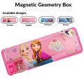 Princess Magnetic Geometry Box for Girls - Pencil Box for kids. 