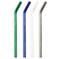 Reusable Glass Drinking Straws - Multi-colour. 