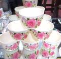 7 Piece's Melamine Icecream Bowls Set, Melamine Bowl Set For Pasta, Desserts, Salad & Soup. 