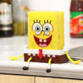 【Miga Plaza】SpongeBob SquarePants Drain Rack Cute Kitchen Sink Drain Rack Soap Box Rack Wall Mounted. 
