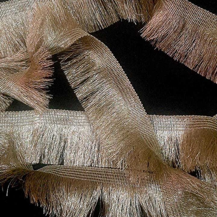 Fringe Lace ( Kiran) -  Light Golden - 8 Yard Pack - KL01