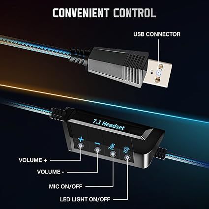 7.1%20Gaming%20Headset%20for%20PC,%20Computer%20Gaming%20Headphones%20with%20Noise%20Cancelling%20Mic/Microphone,%20PC%20Gaming%20Headset%20with%20LED%20Lights%20for%20PC,%20PS4/PS5%20Console,%20Laptop%20-%20Image%207