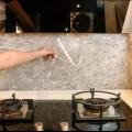 Transparent Electrostatic Wall Protector Film Waterproof Heat Resistant Removable Sheet for Furniture and Kitchen. 