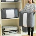 New Waterproof Home Storage Foldable Bag Oxford Cloth Bedding Suits Pillows Organizer Zipper Bag. 