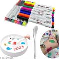 Magical Water Painting Pens for Kids, 8 Colors Magic Drawing Pen Bundle, Kiddies Create Magic Pen Floating Ink Drawings Set. 