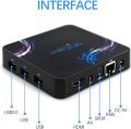 V96MINI Android TV Box, 4GB RAM 64GB ROM，H616 Quad-core 64bits ARM Cortex-A53@ up to 1.5 GHz Supports 2.4G 5G Dual WiFi/6K/BT 5.0 /USB 2.0/3D/H.265 Smart TV Box. 