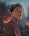 BTS Anime 7 photos ultra HD shiny glossy Quality and 1 Free Gift for BTS army. 
