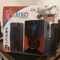 Speaker Shooter 415 Perfect Technologies | 1 Year Warranty | Think Different | satellite Speaker 2 Pcs | User Manual | Audio Cables | Remote Control High Speed Sound | Adeel G Mobile Store. 