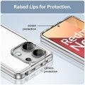 Lereach For Xiaomi Redmi Note 13 Pro 4G Note 12 Note 11 Pro 4G Luxury Silicone Cover Circular Frame Clear Precision TPU Lens Cap Phone Case. 