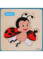 Wooden Jigsaw Puzzle Animal Traffic Car Cognitive Puzzles for Kids Early Learning Educational Toys for Children Montessori Game. 