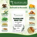 Dandelion Root Tea for Liver Cleanse Detox (pack of 1 85g) with Milk Thistle, Burdock Root, Licorice Root, Ginger Root, Turmeric Root| Helps Boost Immunity & Cleanse 85gm. 