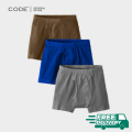 Code Boxer For Men Pack Of 3 - Random Colors. 