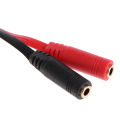 Audio Splitter Cable 3.5 mm  Converter For Mic And Head Phones Splitter. 