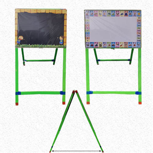 Black and White Board - Double Sided Erase Boards  - 2 in 1 black & white board  with stand for kids
