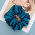 Pack of 1/3/6 Luxury Silk Scrunchies for Women and Girls, Hair Ties Combo in Pastel Colors, Soft Anti-Hair-Breakage Scrunchie Set, No Damage Large Silk Hair Accessories, Perfect for Thick Hair, Ponytails, and Fashionable Hair Styling. 