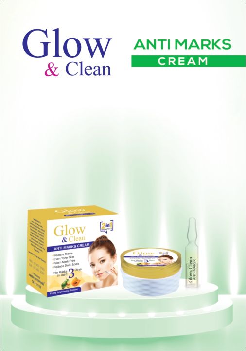 Glow & Clean Anti Marks Cream with Ampoule Serum