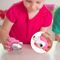 Reduce Pressure Toys Pinch Vent Dog Family Squeeze Out Doll Cute Dog Decompression Vent Boom Out Eyes Tricky Toy Party Favors Squishy Toys. 