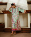 Kross Kulture - Printed Silk Lawn Kaftaan For Women. 