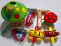 Mushroom Balloon Powered Car Set Creative Power Balloon Car Toy Aerodynamic Car Toy Car Balloon Racers / Balloon Airplane. 