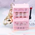 Sanrio Casino Game Console Anime KeyChain Melody Kuromi Cinnamoroll Cute Fashion Simulation Machine Keychain Kawaii Toy Gift. 