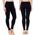 Stretchable Lycra Tights for Girls Ideal for Yoga and Gym Fashion Ethnic Wear Legging Solid Black Tights for Women for Casual in Red and Skin Free-Size Fits 26-38 inch Waist. 