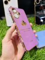 Infinix Hot 30 Play Back Cover Luxury 6D Plating Soft Case Camera Lens Protection Square Frame Silicone Glossy Shockproof Mobile Phone Cases- Infinix Hot 30 Play Girls & Boys Back Cover. 