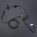 【MIGAPALAZA】 3.5mm Air Tube Headset Anti-radiation Stereo Earphone for iPhone Black - intl. 
