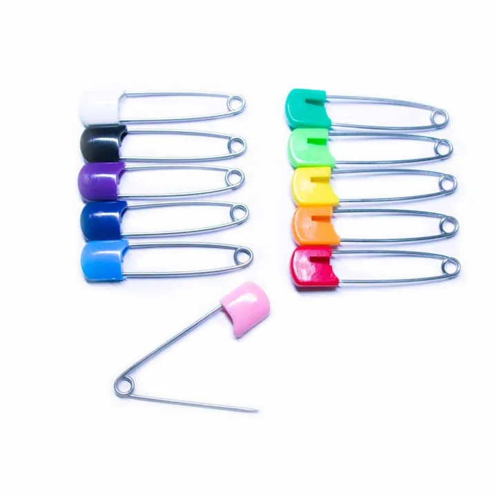 📌 12 Pcs Multi Safety Pins Set – Strong & Rustproof | Colored Steel ...
