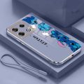 infinix Note 40 Pro note40 Pro+ 5G Pro 5G Casing Cartoon Monsters Mobile Case Big Eyes Stitch Straight Edge Full Camera Protected Cover. 