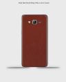Samsung Nxt  Phone Skin Only Back And Sides Brown Classic Leather Texture Skin. 
