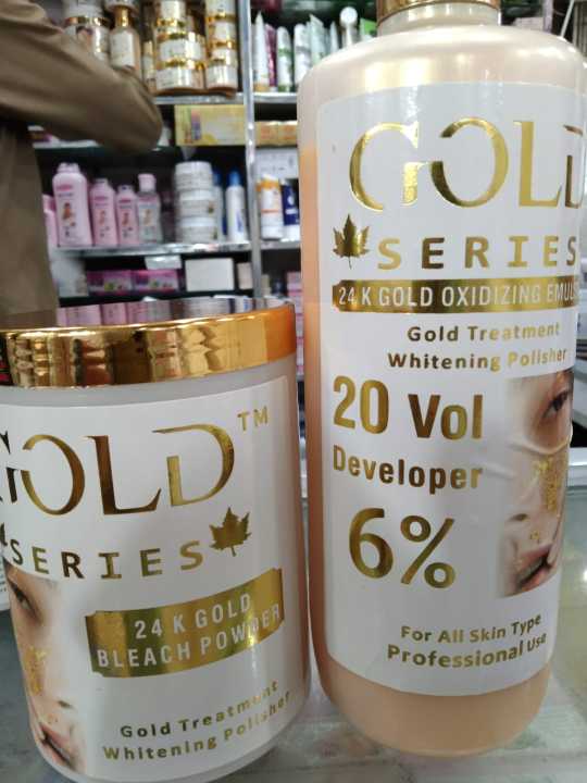Gold%20Series%20Bleach%20Set%20500ml%20Volume%20200ml%20Powder%20-%20Image%202