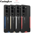 For Vivo V29 Pro V29E Case Aluminum Metal Matte Cover Soft Silicone Frame Camera Protection Cover for Vivo V29E V29 Pro Back Cover Phone Cases. 