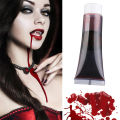 Easy to Use Fake Blood for Costumes Realistic 15ml Artificial Blood for Halloween Makeup Decorations Easy to Use Portable Simulated Blood for Halloween Decorations. 