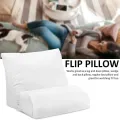 Multifunctional Flip Pillow 10-in-1 Backrest Support Soft Bed Wedge Memory Foam Incline Cushion for Back and Legs. 